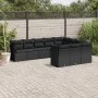 Set de sofás de jardín 10 pzas cojines ratán sintético negro de , Conjuntos de jardín - Ref: Foro24-3218215, Precio: 661,92 €...