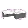 Set de sofás de jardín 10 pzas cojines ratán sintético negro de , Conjuntos de jardín - Ref: Foro24-3218215, Precio: 661,92 €...