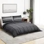 Juego de funda nórdica algodón gris oscuro 200x200 cm by , Duvet covers - Ref: Foro24-136426, Price: 28,53 €, Discount: %