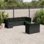 8-piece garden sofa set with black synthetic rattan cushions by , Garden sets - Ref: Foro24-3218145, Price: 574,21 €, Discoun...