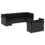 8-piece garden sofa set with black synthetic rattan cushions by , Garden sets - Ref: Foro24-3218145, Price: 574,21 €, Discoun...
