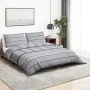 Juego de funda nórdica algodón gris 225x220 cm by , Duvet covers - Ref: Foro24-136445, Price: 25,76 €, Discount: %