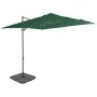 Garden umbrella with green portable base by vidaXL, Umbrellas - Ref: Foro24-276336, Price: 164,45 €, Discount: %