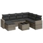 Set de sofás de jardín 8 pzas y cojines ratán sintético gris by , Garden sets - Ref: Foro24-3219300, Price: 456,22 €, Discoun...