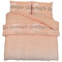 Juego de funda nórdica algodón rosa 135x200 cm by , Duvet covers - Ref: Foro24-136514, Price: 26,46 €, Discount: %