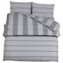 Juego de funda nórdica algodón gris 140x200 cm by , Duvet covers - Ref: Foro24-136432, Price: 22,76 €, Discount: %