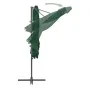 Garden umbrella with green portable base by vidaXL, Umbrellas - Ref: Foro24-276336, Price: 164,45 €, Discount: %