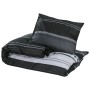 Schwarzes und weißes Baumwoll-Bettbezug-Set 155x220 cm von , Bettbezüge - Ref: Foro24-136500, Preis: 29,09 €, Rabatt: %
