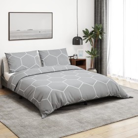Juego de funda nórdica algodón gris 260x240 cm by , Duvet covers - Ref: Foro24-136453, Price: 39,57 €, Discount: %