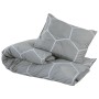 Juego de funda nórdica algodón gris 260x240 cm by , Duvet covers - Ref: Foro24-136453, Price: 39,57 €, Discount: %