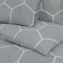 Juego de funda nórdica algodón gris 260x240 cm by , Duvet covers - Ref: Foro24-136453, Price: 39,57 €, Discount: %