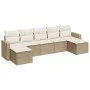Set sofás de jardín 7 piezas y cojines ratán sintético beige by , Garden sets - Ref: Foro24-3219328, Price: 429,11 €, Discoun...