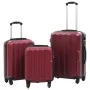 Hard suitcase set trolley wheels 3 pieces red red ABS by vidaXL, Suitcases - Ref: Foro24-91874, Price: 115,56 €, Discount: %