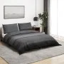 Juego de funda nórdica algodón gris oscuro 155x220 cm by , Duvet covers - Ref: Foro24-136485, Price: 34,85 €, Discount: %