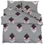 Juego de funda nórdica algodón gris 200x220 cm by , Duvet covers - Ref: Foro24-136472, Price: 25,33 €, Discount: %