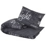 Juego de funda nórdica algodón negro 225x220 cm by , Duvet covers - Ref: Foro24-136535, Price: 22,39 €, Discount: %