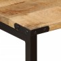 Mesas de centro apilables 3 pzas madera maciza mango y hierro by , Side tables - Ref: Foro24-358561, Price: 76,12 €, Discount: %