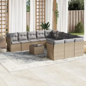 12-piece garden sofa set and brown synthetic rattan cushions by , Garden sets - Ref: Foro24-3250258, Price: 793,06 €, Discoun...