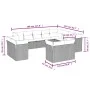 12-piece garden sofa set and brown synthetic rattan cushions by , Garden sets - Ref: Foro24-3250368, Price: 840,24 €, Discoun...