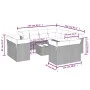 Gartensofa-Set 12-teilig mit schwarzen synthetischen Rattankissen von , Gartensets - Ref: Foro24-3250354, Preis: 851,51 €, Ra...