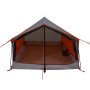 Gray and orange waterproof 2-person tent by , tents - Ref: Foro24-94361, Price: 55,83 €, Discount: %