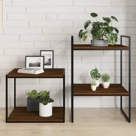 Wall shelves 4 pcs oak brown engineered wood 40x50x1.5cm by , Shelves and shelves - Ref: Foro24-838223, Price: 38,78 €, Disco...