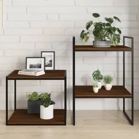 Wall shelves 4 pcs oak brown engineered wood 40x50x1.5cm by , Shelves and shelves - Ref: Foro24-838223, Price: 38,07 €, Disco...