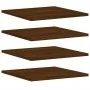 Wall shelves 4 pcs oak brown engineered wood 40x50x1.5cm by , Shelves and shelves - Ref: Foro24-838223, Price: 38,07 €, Disco...