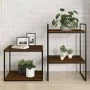 Wall shelves 4 pcs oak brown engineered wood 40x50x1.5cm by , Shelves and shelves - Ref: Foro24-838223, Price: 38,07 €, Disco...