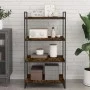 Wall shelves 4 pcs engineered wood smoke oak 60x50x1.5 cm by , Shelves and shelves - Ref: Foro24-838249, Price: 39,00 €, Disc...