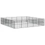 Hundelaufstall mit 20 schwarz verzinkten Stahlplatten von , Hundehütten - Ref: Foro24-3209556, Preis: 482,49 €, Rabatt: %
