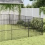 Hundelaufstall mit 20 schwarz verzinkten Stahlplatten von , Hundehütten - Ref: Foro24-3209556, Preis: 492,55 €, Rabatt: %