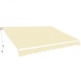 Manually operated folding awning 600 cm cream color by vidaXL, Awnings - Ref: Foro24-276353, Price: 561,08 €, Discount: %