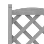 Planter with trellis and wheels solid gray fir wood by , Pots and planters - Ref: Foro24-3207648, Price: 82,58 €, Discount: %