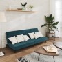 2-Sitzer-Schlafsofa aus blauem Samt von , Sofas - Ref: Foro24-375731, Preis: 259,59 €, Rabatt: %