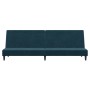 2 seater blue velvet sofa bed by , Sofas - Ref: Foro24-375731, Price: 259,59 €, Discount: %