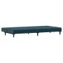 2-Sitzer-Schlafsofa aus blauem Samt von , Sofas - Ref: Foro24-375731, Preis: 227,48 €, Rabatt: %