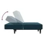 2-Sitzer-Schlafsofa aus blauem Samt von , Sofas - Ref: Foro24-375731, Preis: 227,48 €, Rabatt: %