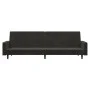 Dark gray velvet 2-seater sofa bed by , Sofas - Ref: Foro24-375738, Price: 255,01 €, Discount: %