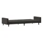 Dark gray velvet 2-seater sofa bed by , Sofas - Ref: Foro24-375738, Price: 255,01 €, Discount: %