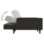 Dark gray velvet 2-seater sofa bed by , Sofas - Ref: Foro24-375738, Price: 255,01 €, Discount: %