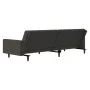 Dark gray velvet 2-seater sofa bed by , Sofas - Ref: Foro24-375738, Price: 255,01 €, Discount: %