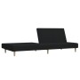 2-Sitzer-Schlafsofa aus schwarzem Stoff von , Sofas - Ref: Foro24-375725, Preis: 232,54 €, Rabatt: %