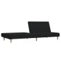 Sofá cama de 2 plazas tela negro de , Sofás - Ref: Foro24-375725, Precio: 237,50 €, Descuento: %