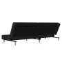 2-Sitzer-Schlafsofa aus schwarzem Stoff von , Sofas - Ref: Foro24-375725, Preis: 232,54 €, Rabatt: %