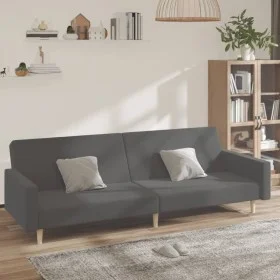 2 seater sofa bed light gray fabric by , Sofas - Ref: Foro24-375727, Price: 258,25 €, Discount: %