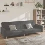 2 seater sofa bed light gray fabric by , Sofas - Ref: Foro24-375727, Price: 258,25 €, Discount: %