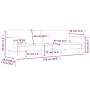 2-Sitzer-Schlafsofa aus hellgrauem Stoff von , Sofas - Ref: Foro24-375727, Preis: 258,25 €, Rabatt: %