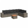 8-piece garden sofa set and gray synthetic rattan cushions by , Garden sets - Ref: Foro24-3225479, Price: 490,78 €, Discount: %