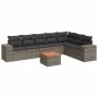 8-teiliges Gartensofa-Set und graue synthetische Rattankissen von , Gartensets - Ref: Foro24-3225479, Preis: 496,22 €, Rabatt: %